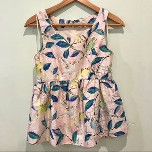 Anthropologie Peplum Tank